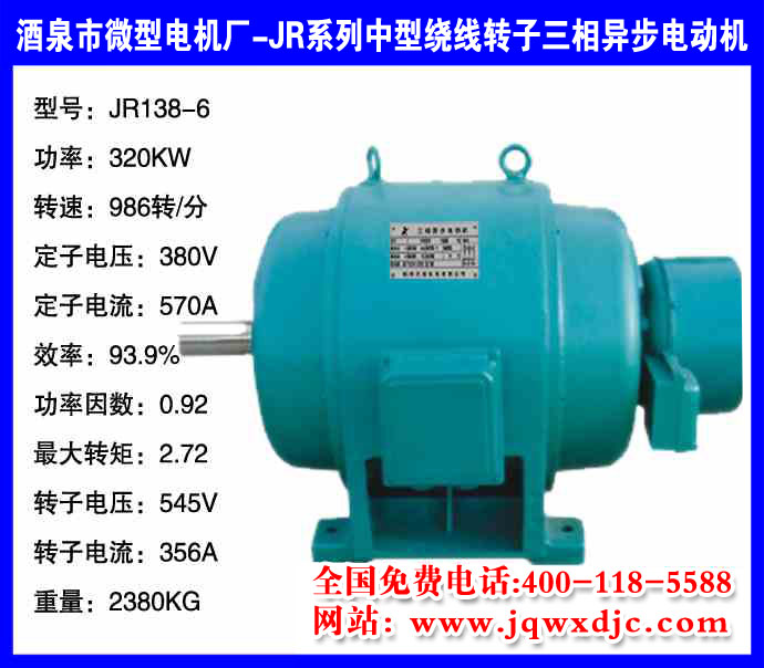 320KW ���� JRϵ����������ת�������첽�綯��